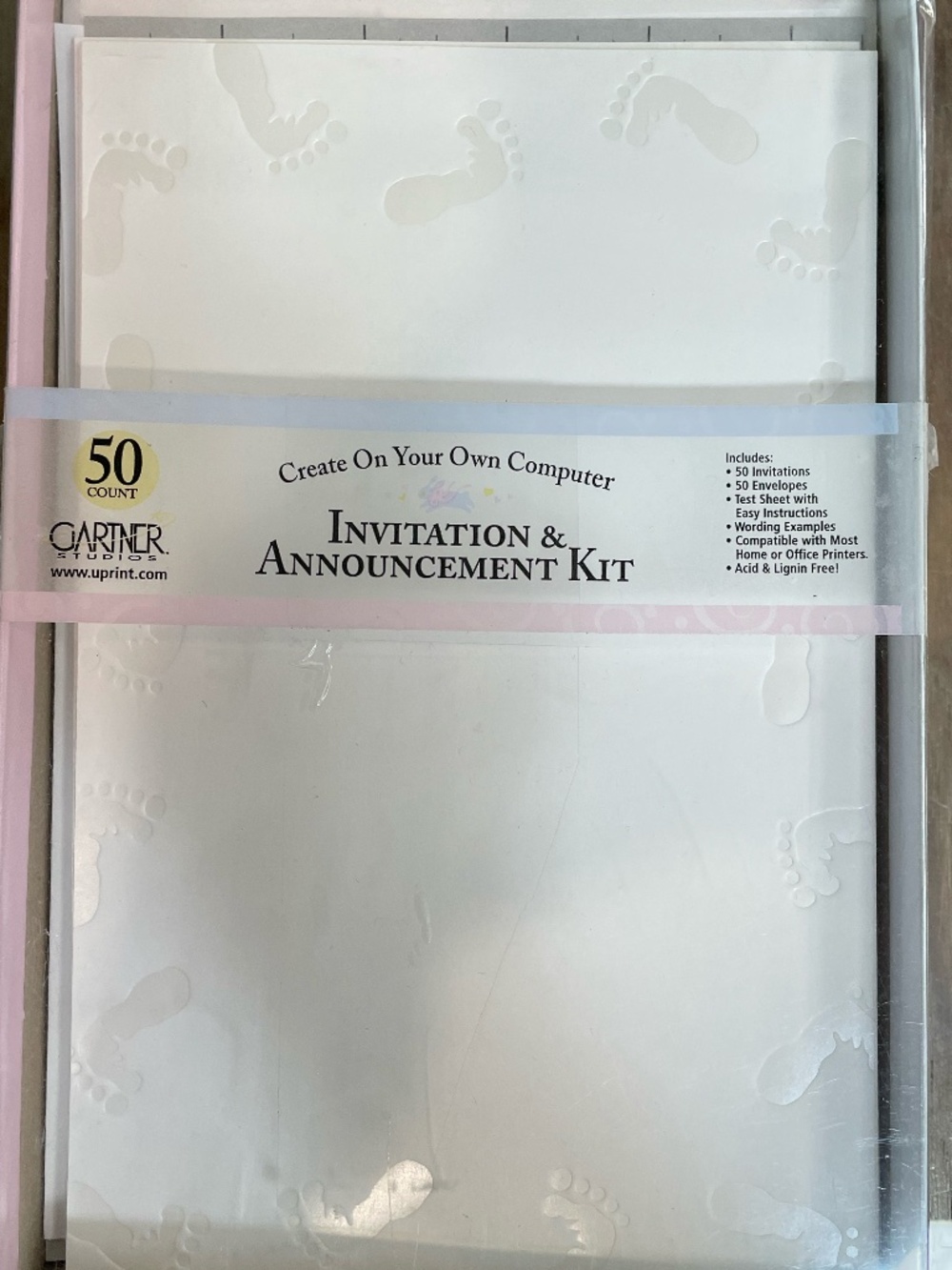 Set of 13 Printable Baby Invitations/Announcements